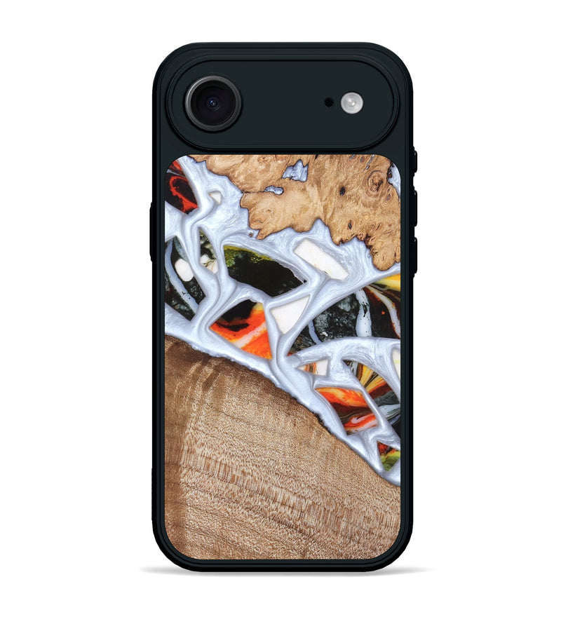 iPhone 17 Air Wood Phone Case - Alaina (Stained Glass, 821792)