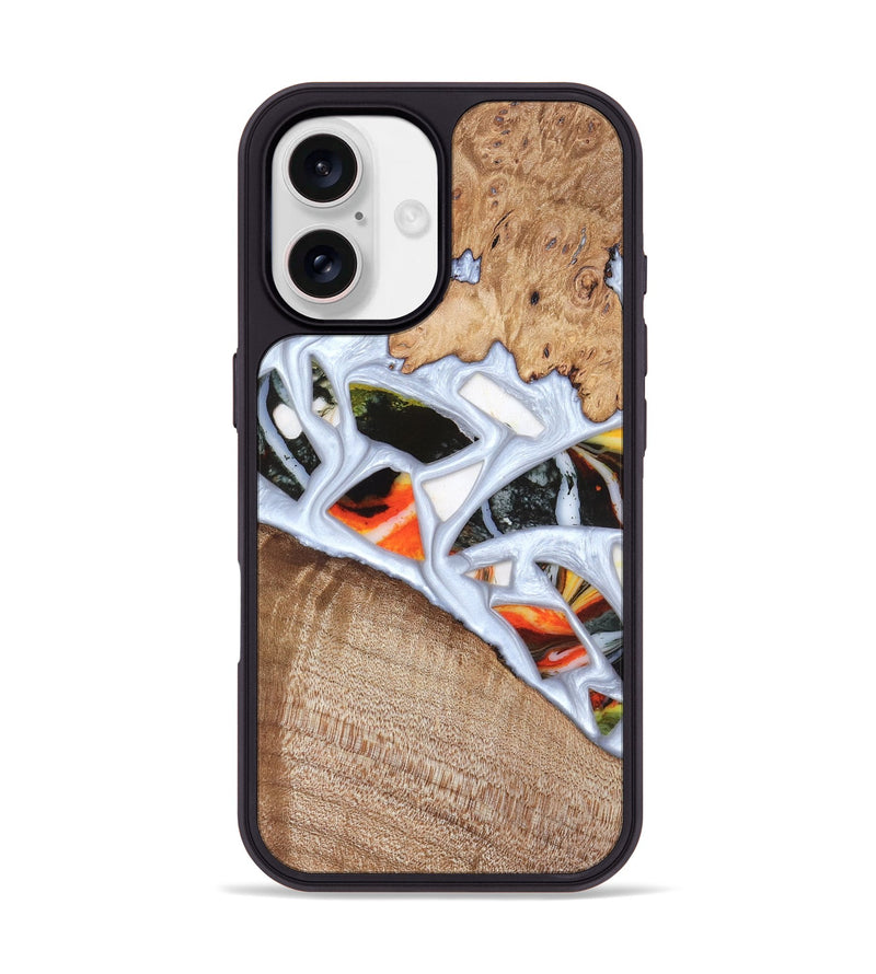 iPhone 17 Wood Phone Case - Alaina (Stained Glass, 821792)