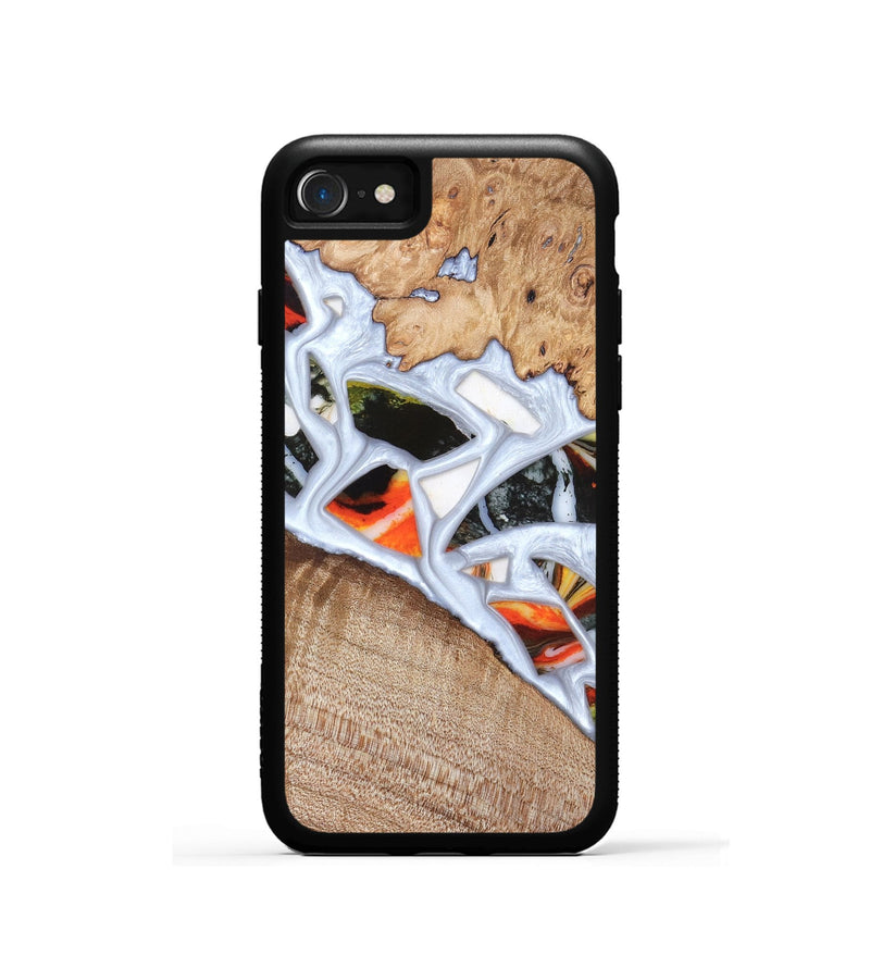 iPhone SE Wood Phone Case - Alaina (Stained Glass, 821792)