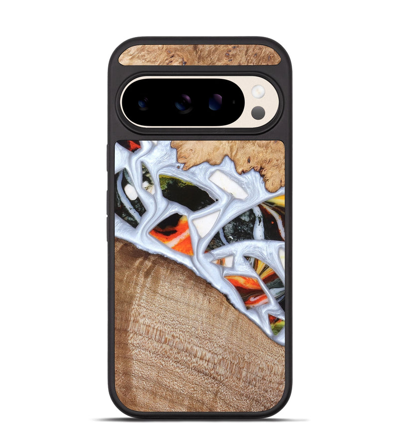 Pixel 10 Wood Phone Case - Alaina (Stained Glass, 821792)