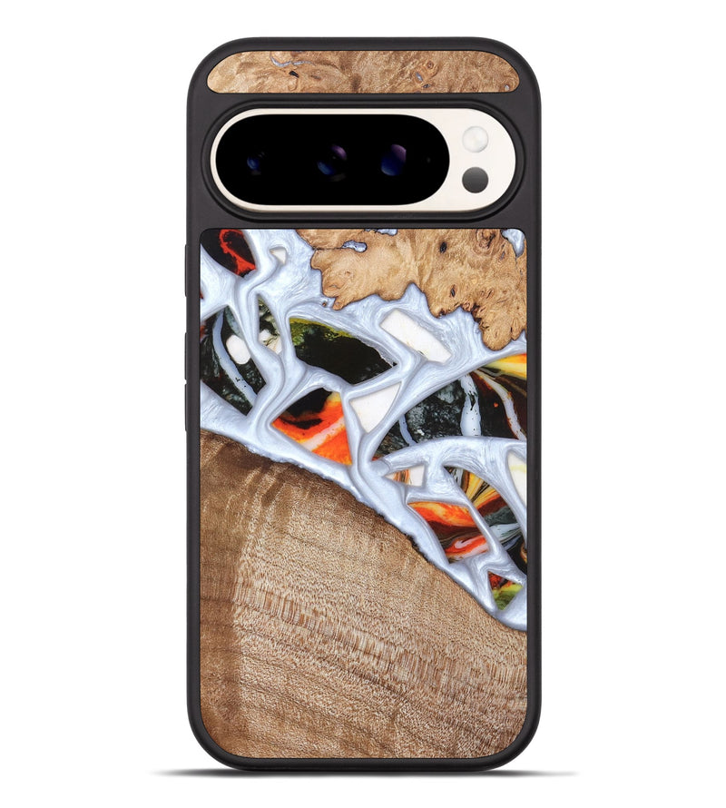 Pixel 9 Pro XL Wood Phone Case - Alaina (Stained Glass, 821792)
