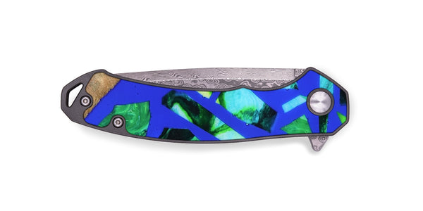 EDC Wood Pocket Knife - Emmy (Stained Glass, 821793)