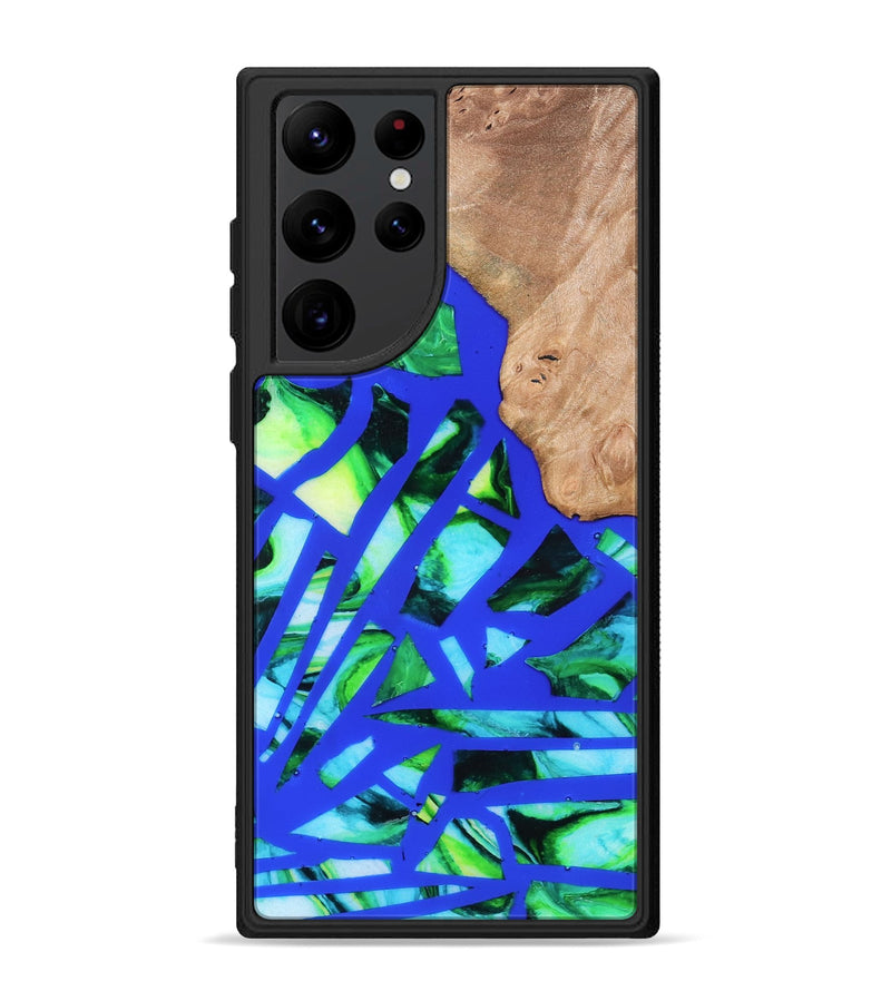 Galaxy S22 Ultra Wood Phone Case - Emmy (Stained Glass, 821793)