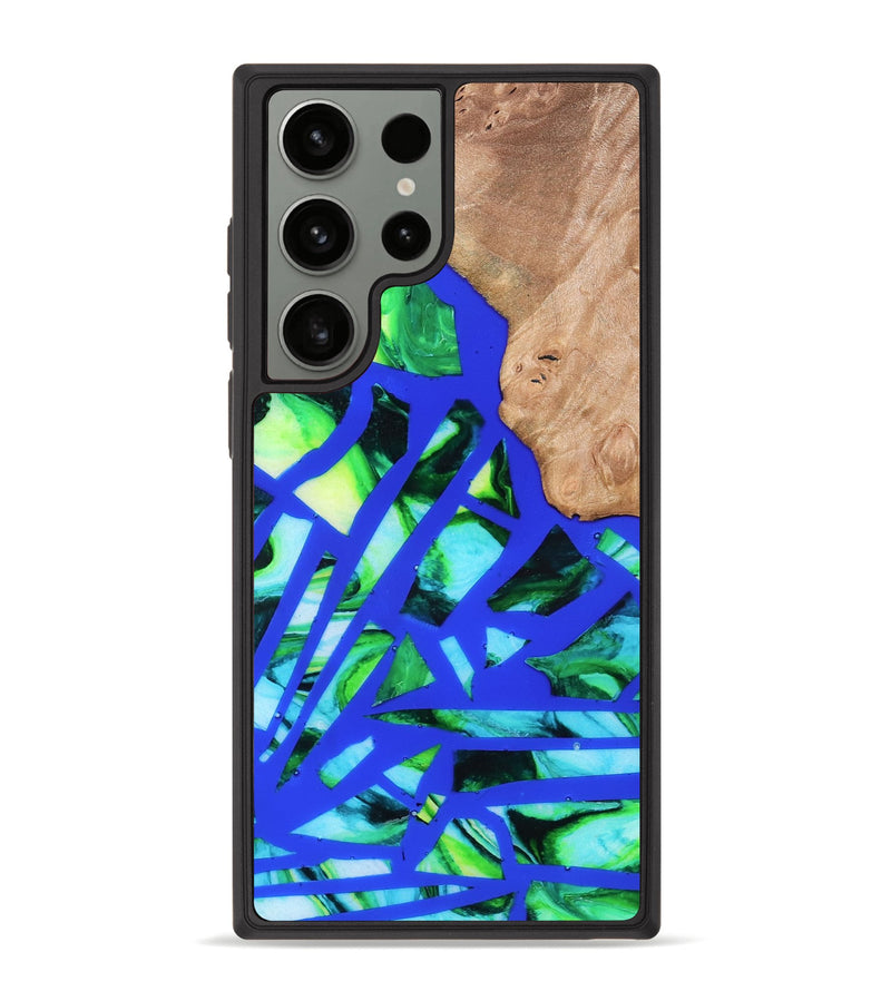 Galaxy S23 Ultra Wood Phone Case - Emmy (Stained Glass, 821793)