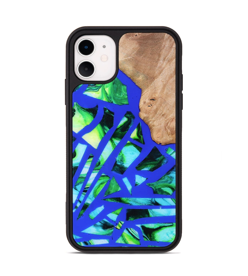 iPhone 11 Wood Phone Case - Emmy (Stained Glass, 821793)
