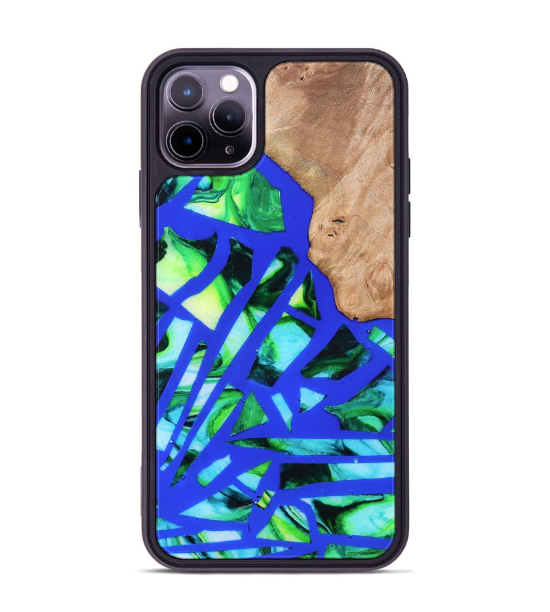 iPhone 11 Pro Max Wood Phone Case - Emmy (Stained Glass, 821793)