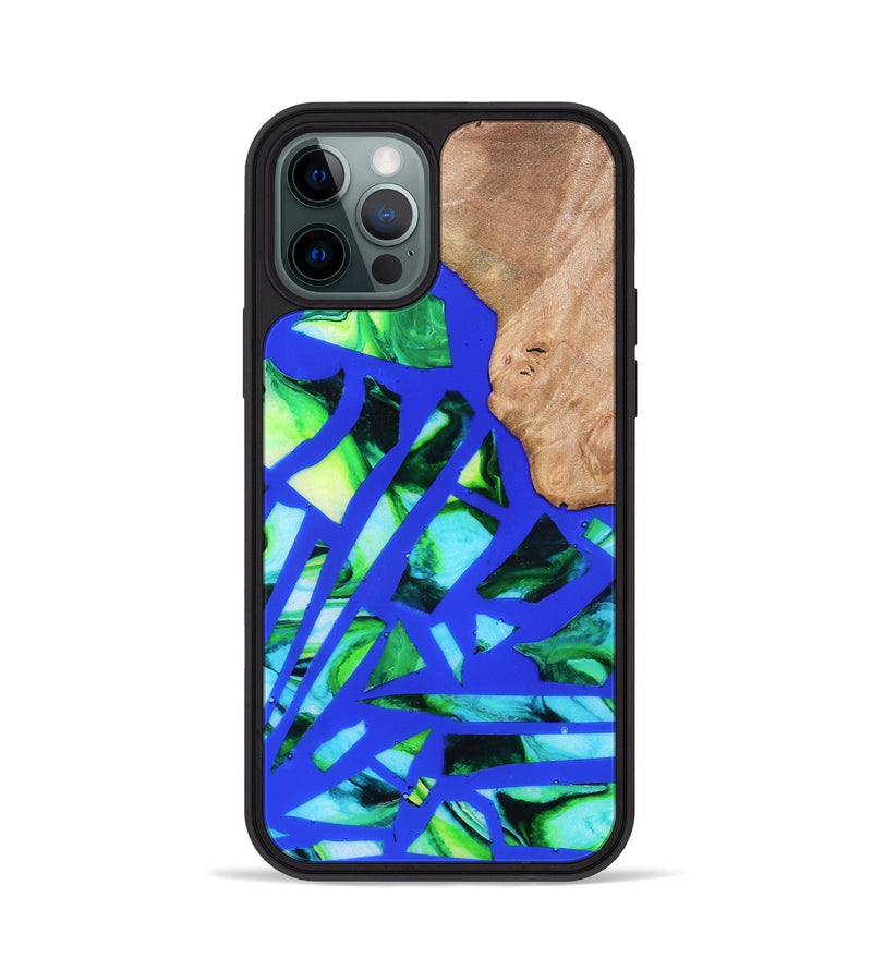 iPhone 12 Pro Wood Phone Case - Emmy (Stained Glass, 821793)