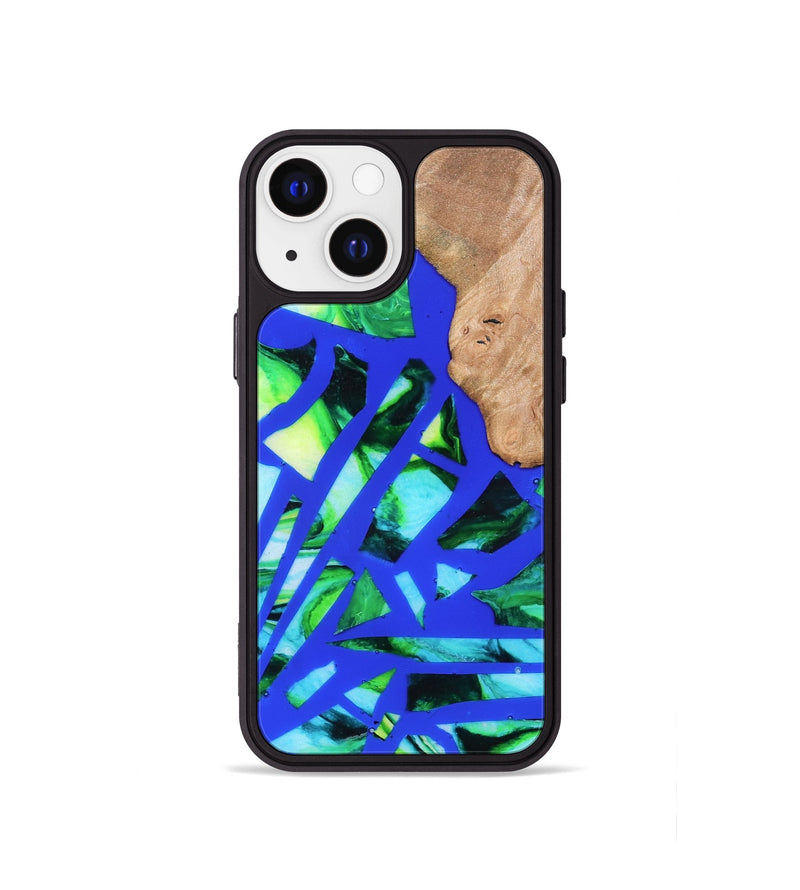iPhone 13 mini Wood Phone Case - Emmy (Stained Glass, 821793)