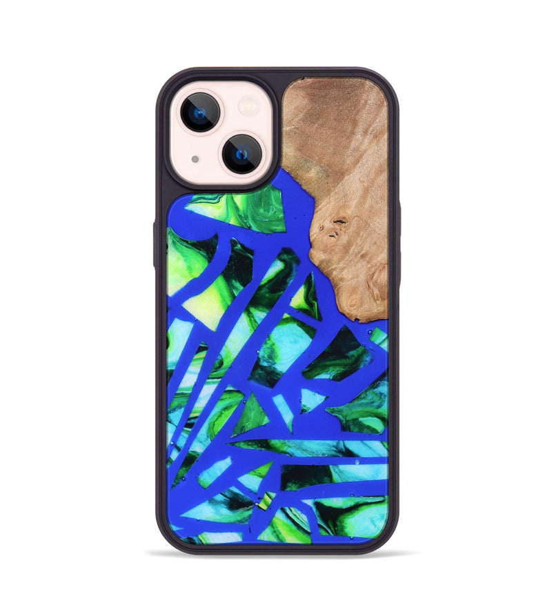 iPhone 14 Wood Phone Case - Emmy (Stained Glass, 821793)