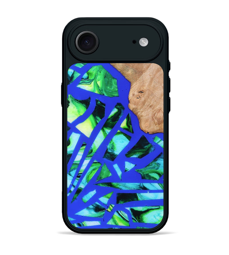 iPhone 17 Air Wood Phone Case - Emmy (Stained Glass, 821793)