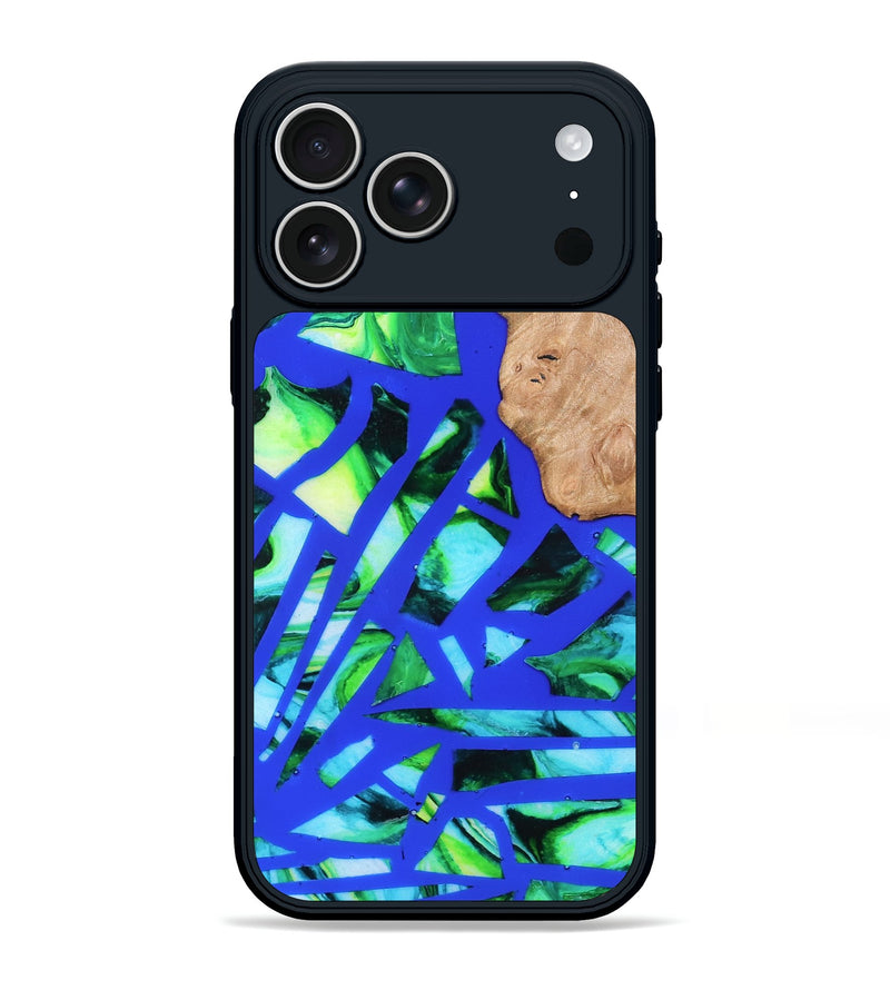 iPhone 17 Pro Max Wood Phone Case - Emmy (Stained Glass, 821793)