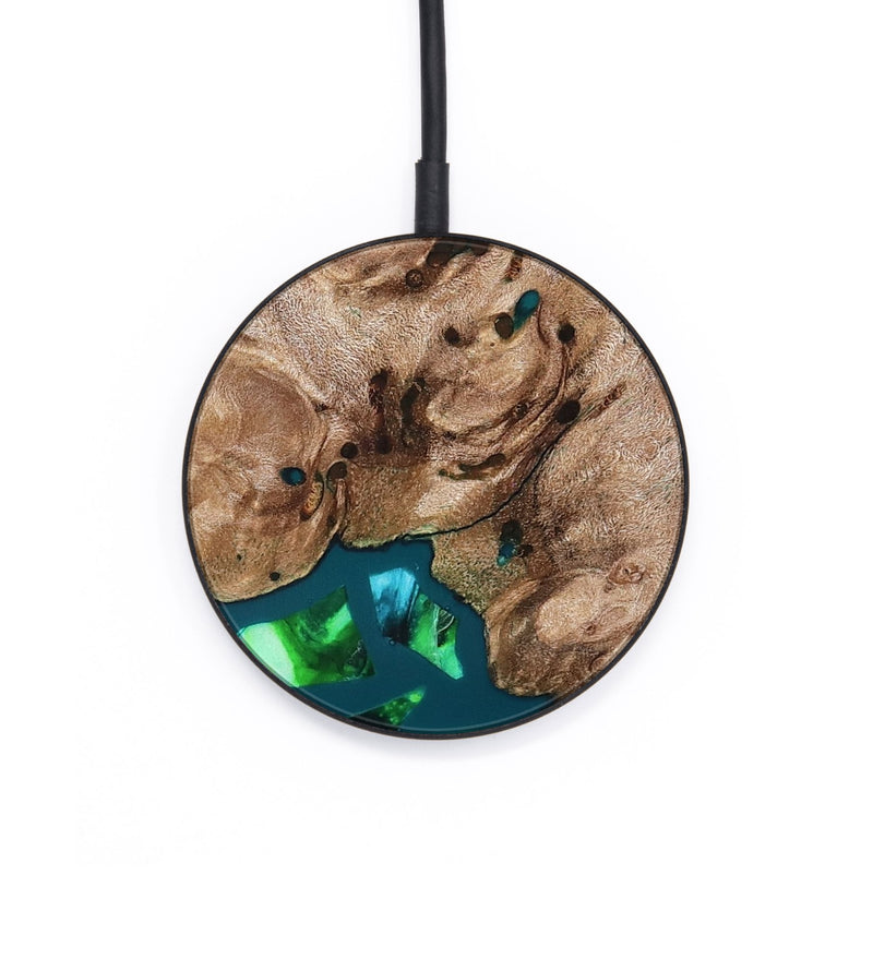 Circle Wood Wireless Charger - Jarod (Stained Glass, 821795)