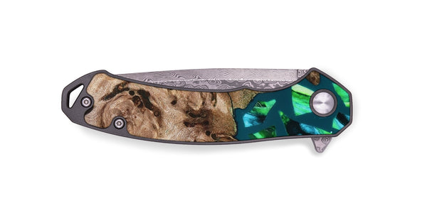 EDC Wood Pocket Knife - Jarod (Stained Glass, 821795)