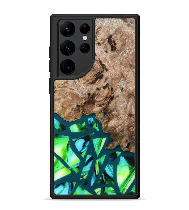 Galaxy S22 Ultra Wood Phone Case - Jarod (Stained Glass, 821795)