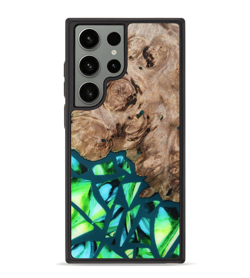 Galaxy S23 Ultra Wood Phone Case - Jarod (Stained Glass, 821795)