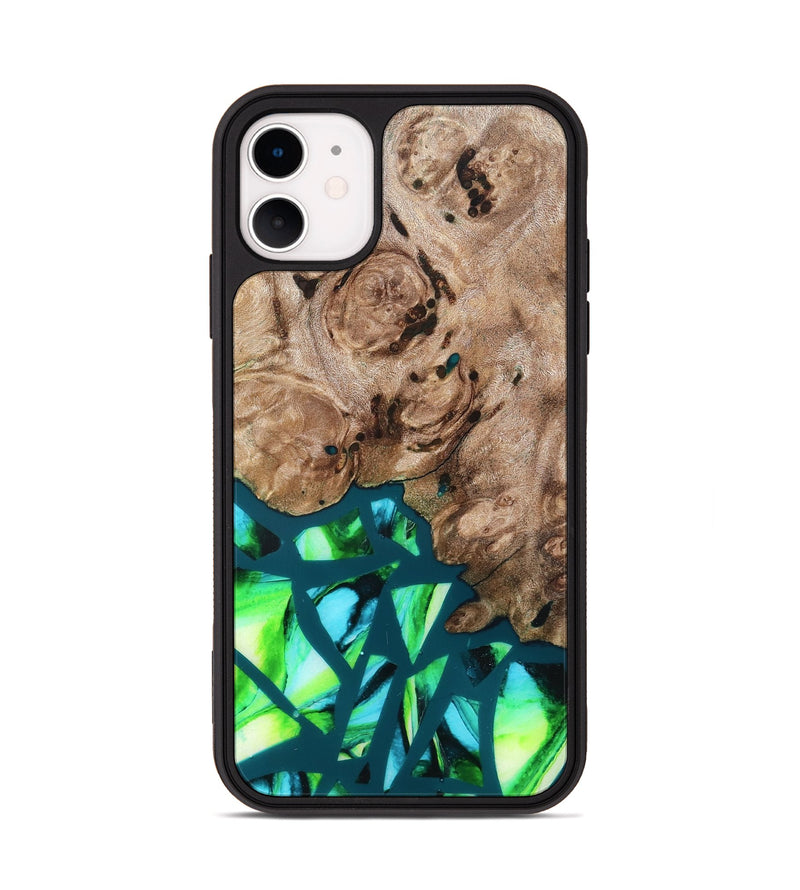 iPhone 11 Wood Phone Case - Jarod (Stained Glass, 821795)