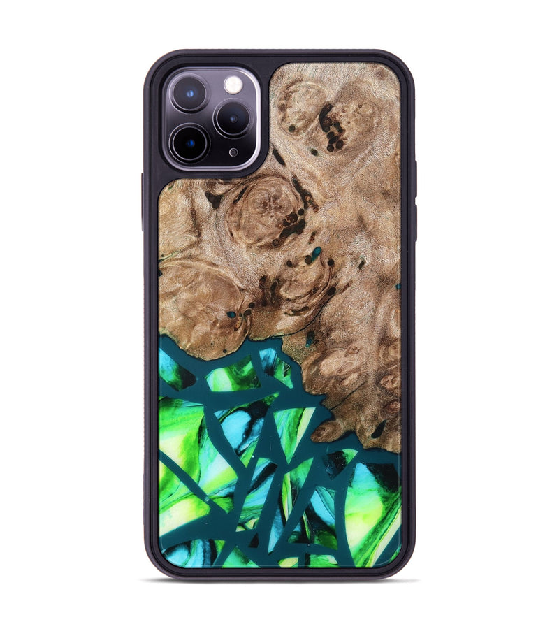 iPhone 11 Pro Max Wood Phone Case - Jarod (Stained Glass, 821795)