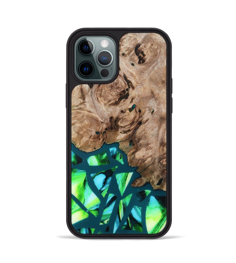 iPhone 12 Pro Wood Phone Case - Jarod (Stained Glass, 821795)