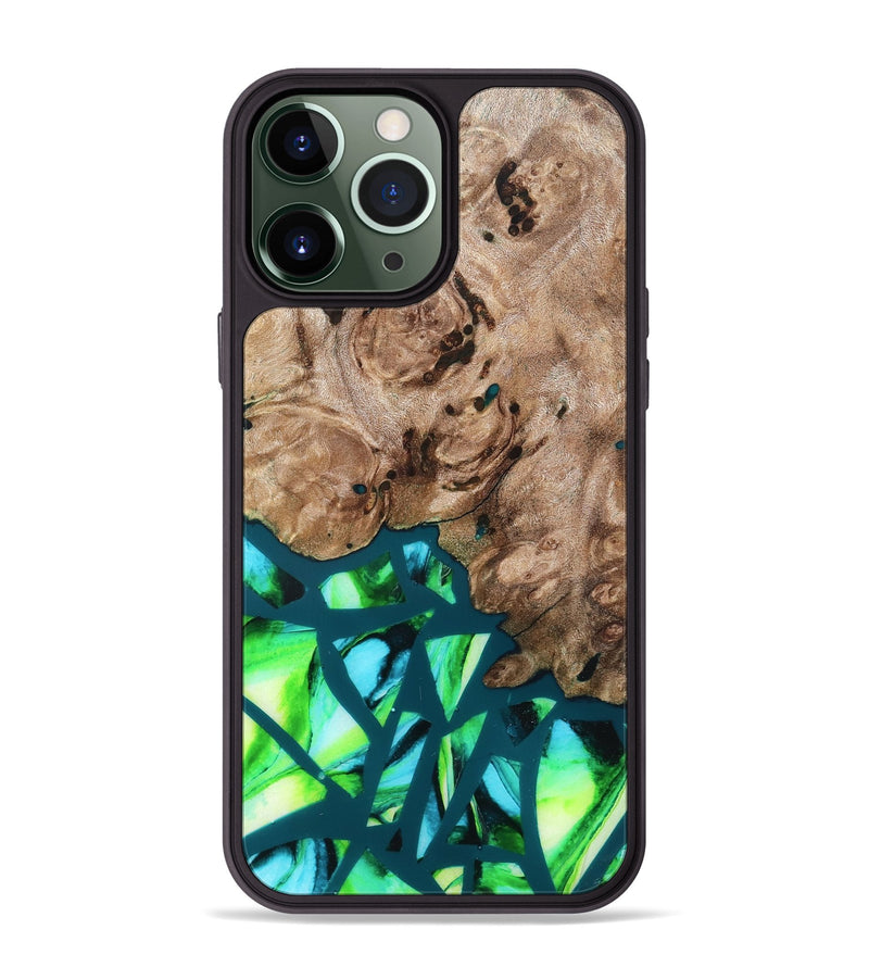 iPhone 13 Pro Max Wood Phone Case - Jarod (Stained Glass, 821795)