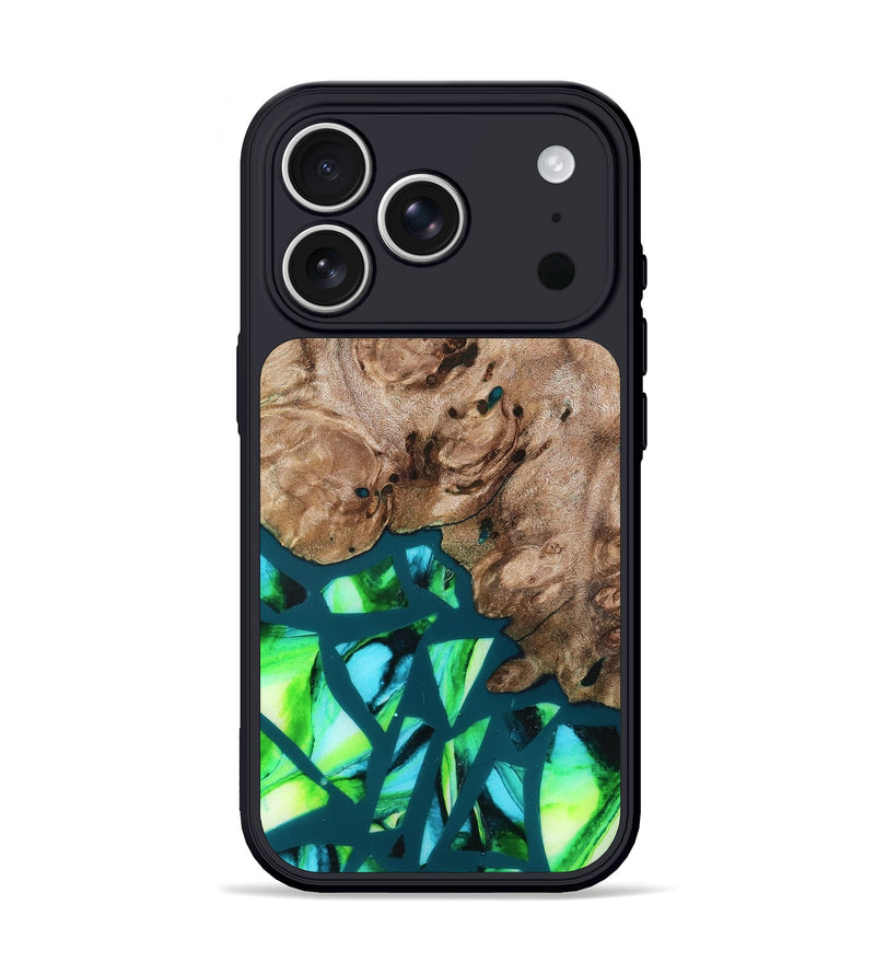 iPhone 17 Pro Wood Phone Case - Jarod (Stained Glass, 821795)