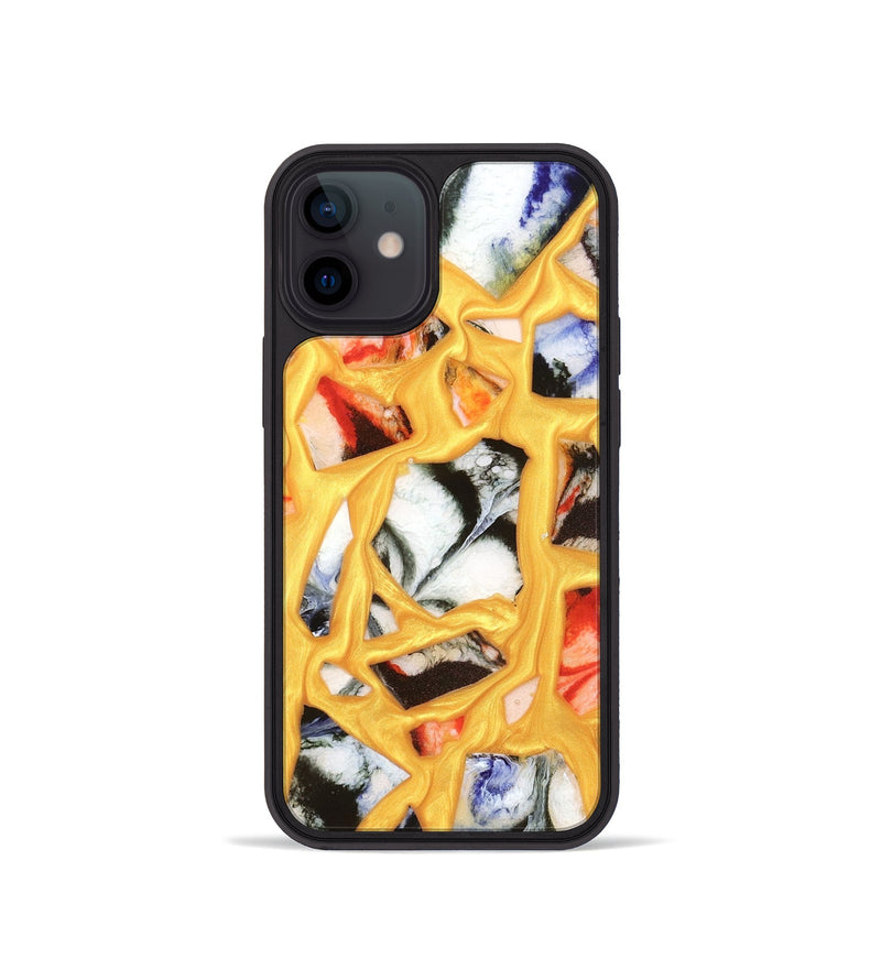 iPhone 12 mini ResinArt Phone Case - Nellie (Stained Glass, 821796)