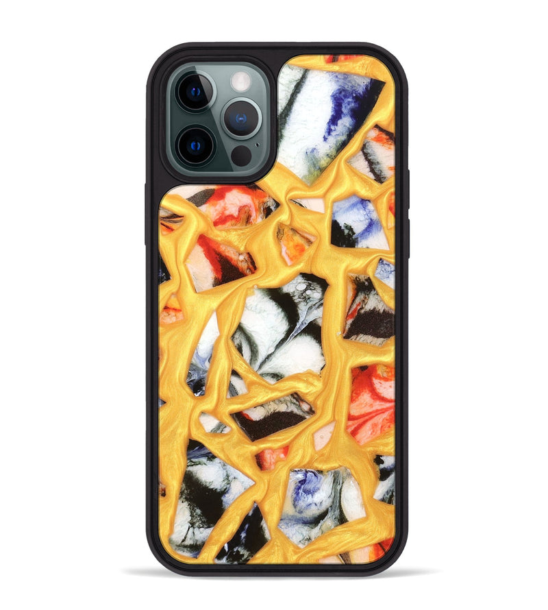 iPhone 12 Pro Max ResinArt Phone Case - Nellie (Stained Glass, 821796)