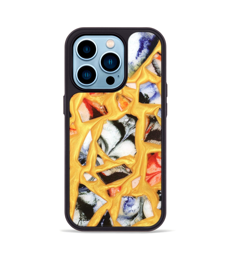 iPhone 14 Pro ResinArt Phone Case - Nellie (Stained Glass, 821796)