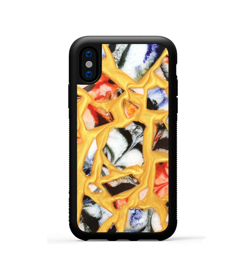 iPhone Xs ResinArt Phone Case - Nellie (Stained Glass, 821796)