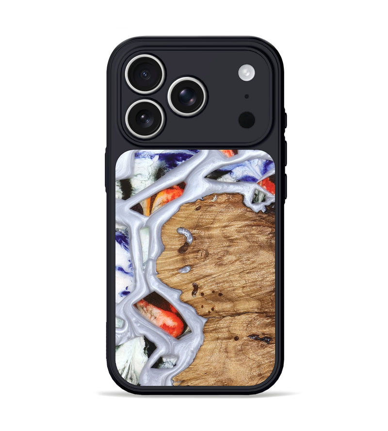 iPhone 17 Pro Wood Phone Case - Dana (Stained Glass, 821798)