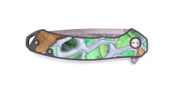 EDC Wood Pocket Knife - Patrica (Stained Glass, 821799)