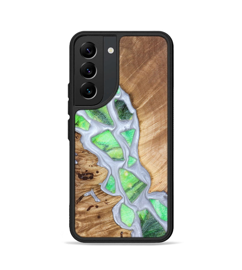 Galaxy S22 Wood Phone Case - Patrica (Stained Glass, 821799)