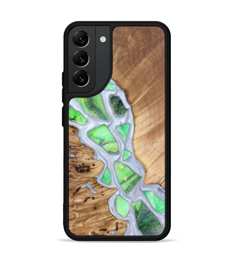 Galaxy S22 Plus Wood Phone Case - Patrica (Stained Glass, 821799)
