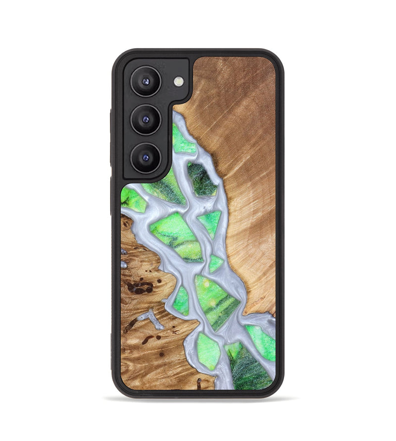 Galaxy S23 Wood Phone Case - Patrica (Stained Glass, 821799)