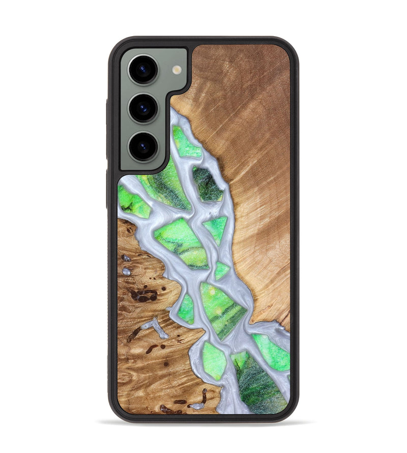 Galaxy S23 Plus Wood Phone Case - Patrica (Stained Glass, 821799)
