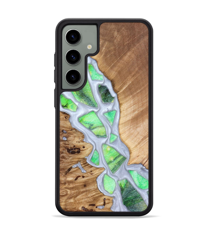 Galaxy S24 Plus Wood Phone Case - Patrica (Stained Glass, 821799)