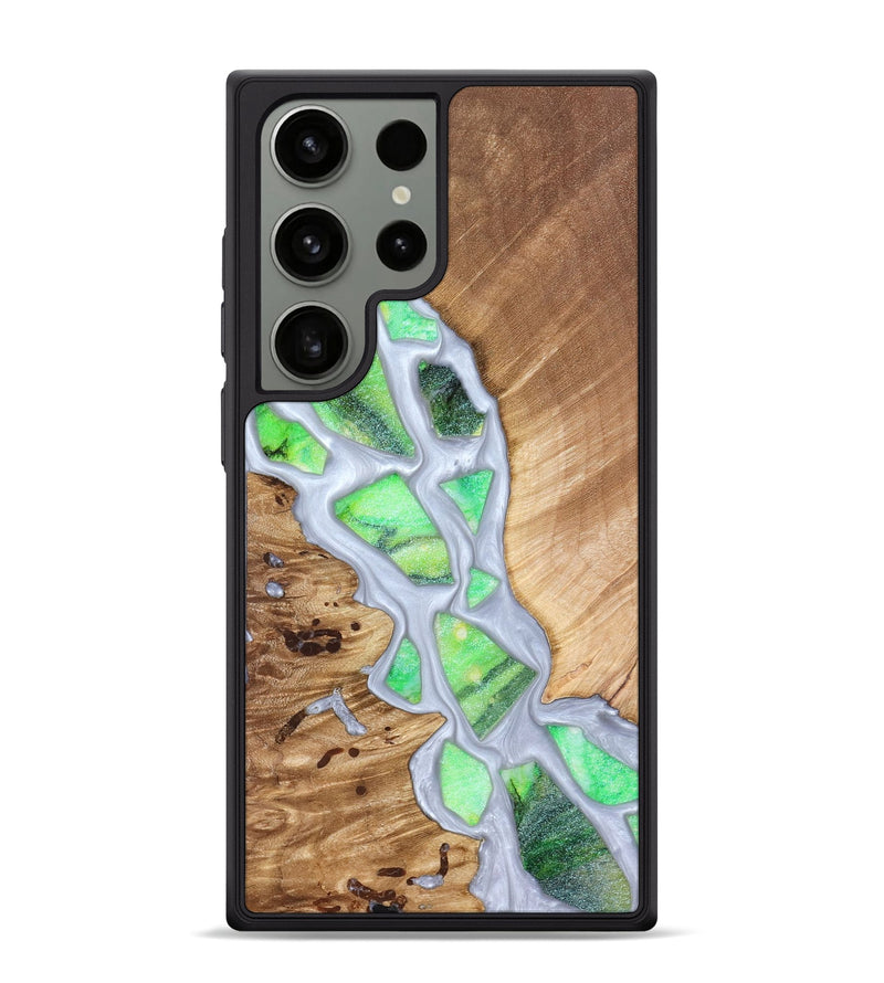 Galaxy S24 Ultra Wood Phone Case - Patrica (Stained Glass, 821799)