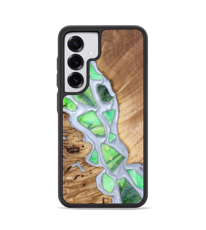 Galaxy S25 Wood Phone Case - Patrica (Stained Glass, 821799)