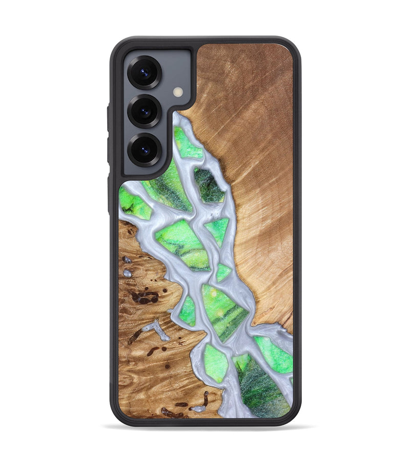 Galaxy S25 Plus Wood Phone Case - Patrica (Stained Glass, 821799)