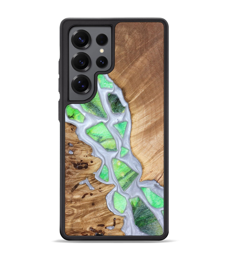 Galaxy S25 Ultra Wood Phone Case - Patrica (Stained Glass, 821799)