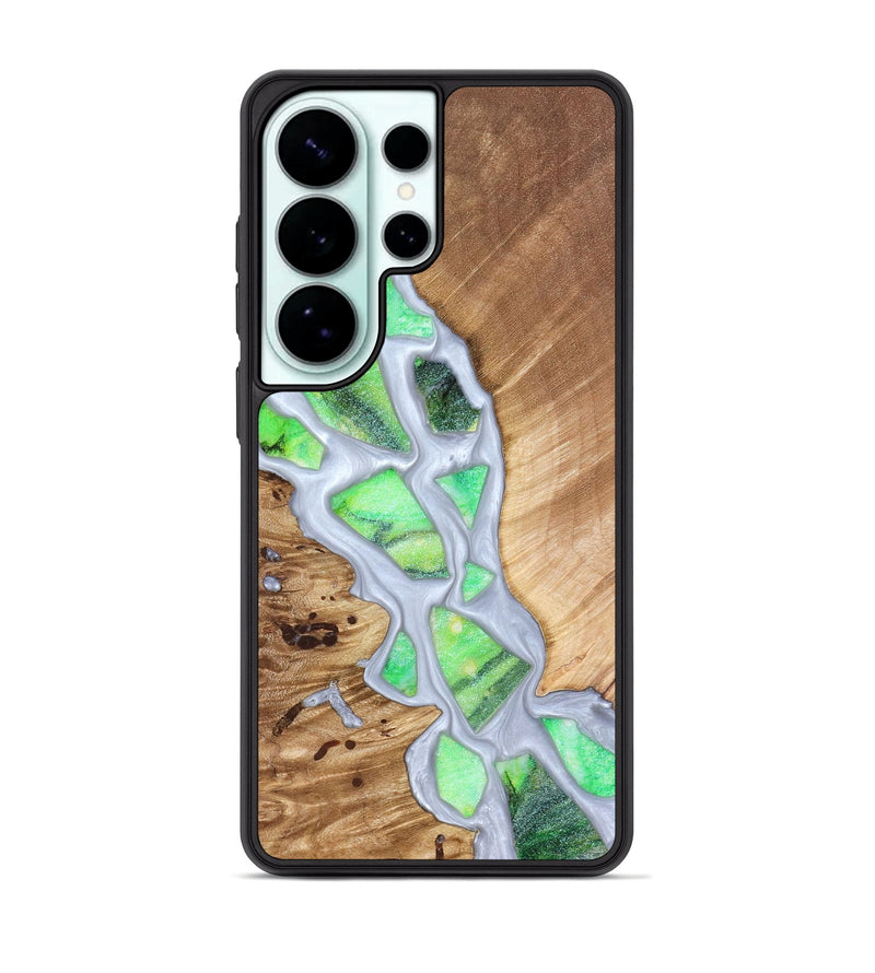 Galaxy S26 Ultra Wood Phone Case - Patrica (Stained Glass, 821799)