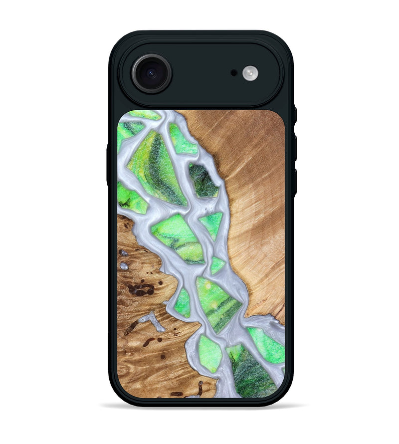 iPhone 17 Air Wood Phone Case - Patrica (Stained Glass, 821799)