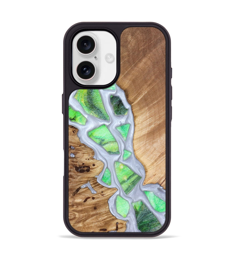 iPhone 17 Wood Phone Case - Patrica (Stained Glass, 821799)
