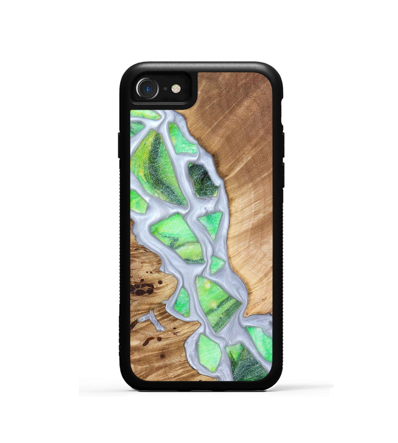 iPhone SE Wood Phone Case - Patrica (Stained Glass, 821799)