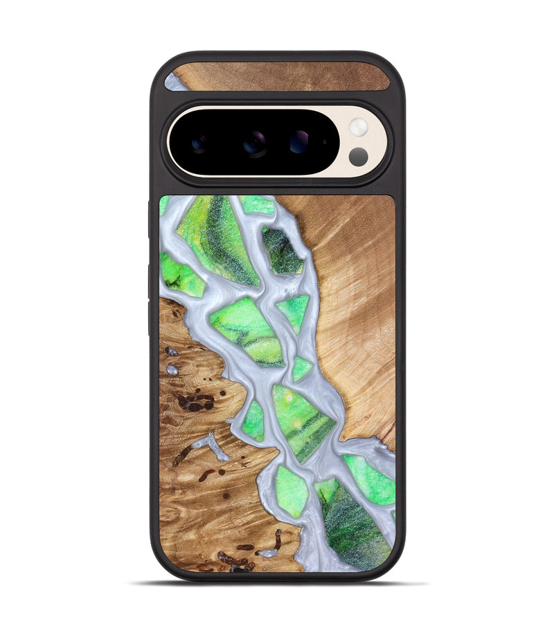Pixel 10 Wood Phone Case - Patrica (Stained Glass, 821799)