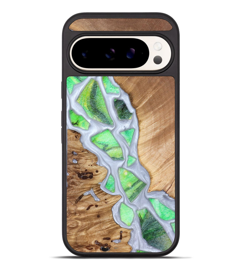 Pixel 10 Pro XL Wood Phone Case - Patrica (Stained Glass, 821799)