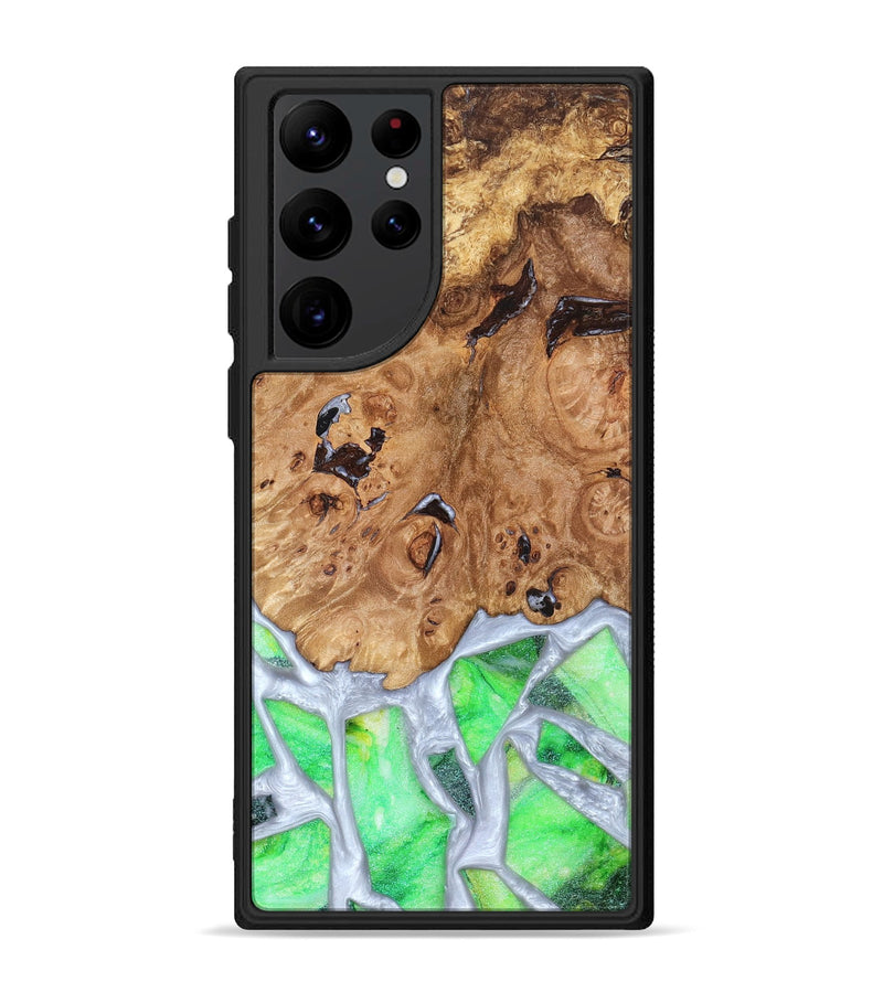 Galaxy S22 Ultra Wood Phone Case - Perla (Stained Glass, 821801)
