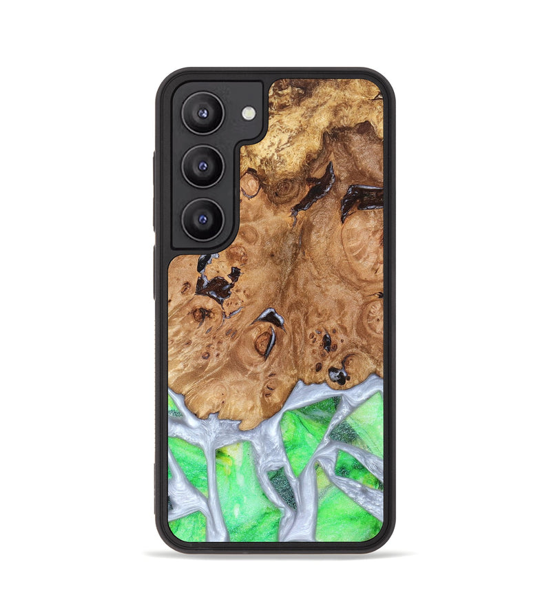 Galaxy S23 Wood Phone Case - Perla (Stained Glass, 821801)