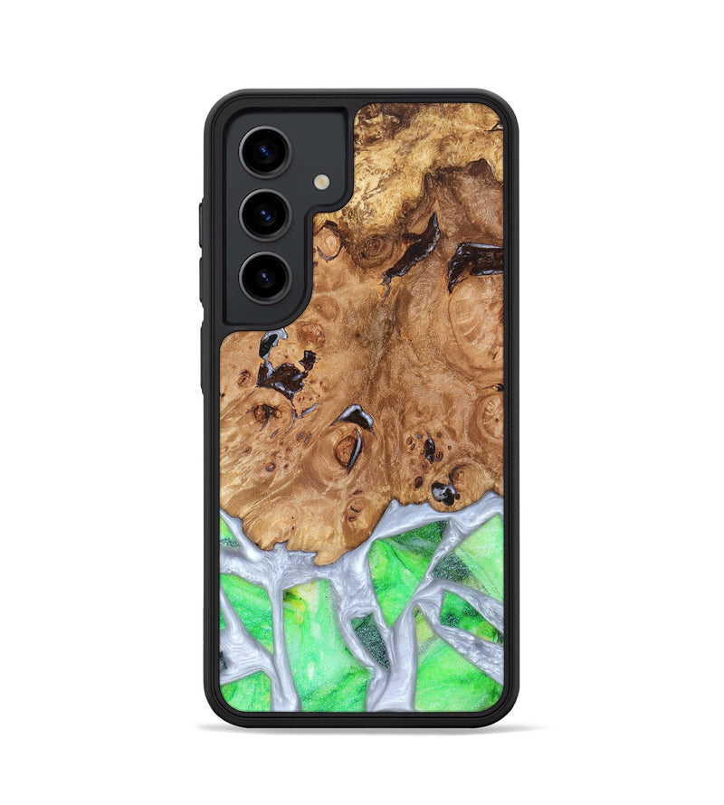 Galaxy S24 Wood Phone Case - Perla (Stained Glass, 821801)