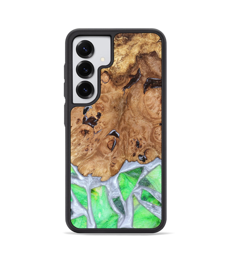 Galaxy S25 Wood Phone Case - Perla (Stained Glass, 821801)