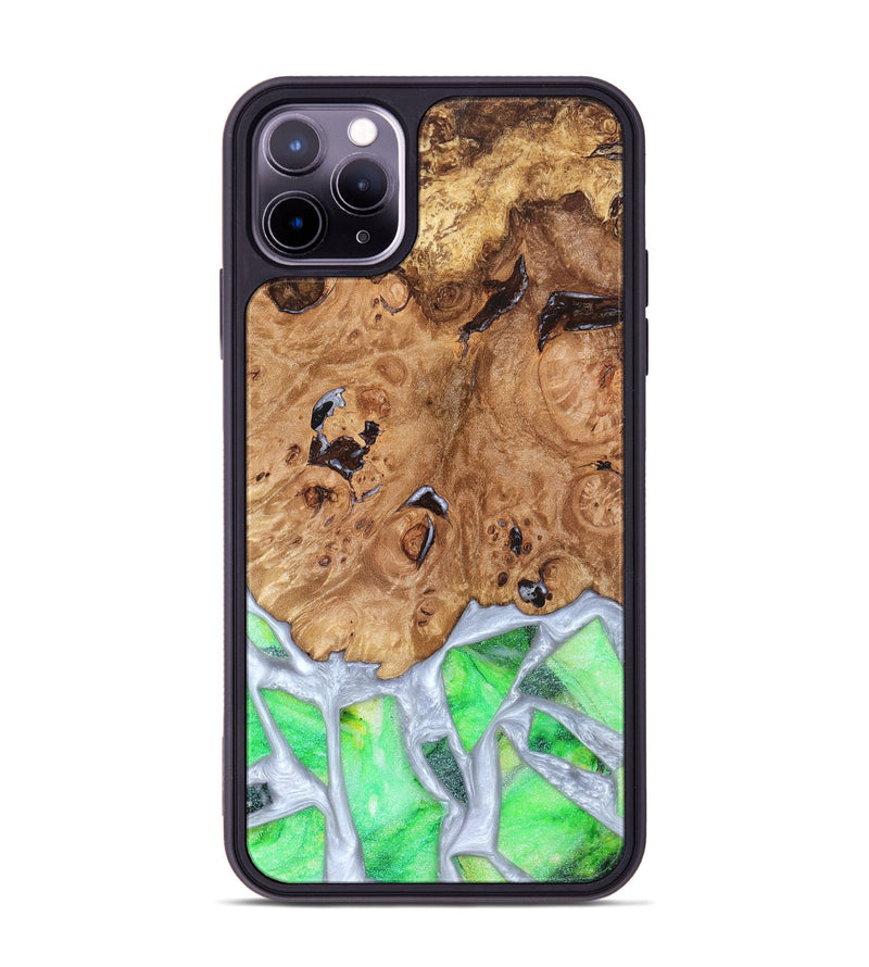 iPhone 11 Pro Max Wood Phone Case - Perla (Stained Glass, 821801)